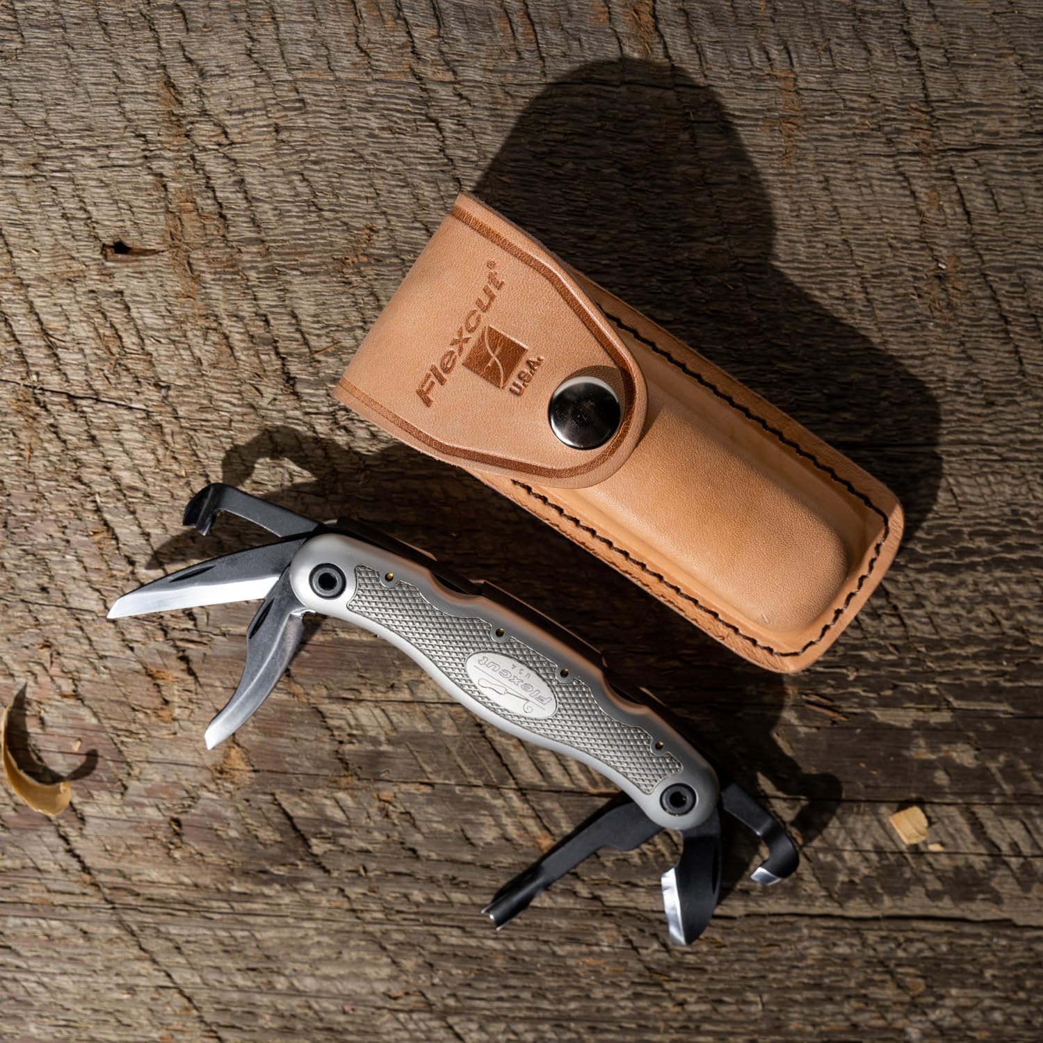 FLEXCUT Pocket Jack for Carvin’ 2.0, Light Weight Wood Carving Jackknife Style Tool with 4 Blades, Made in the USA | JKN289 - Image 25