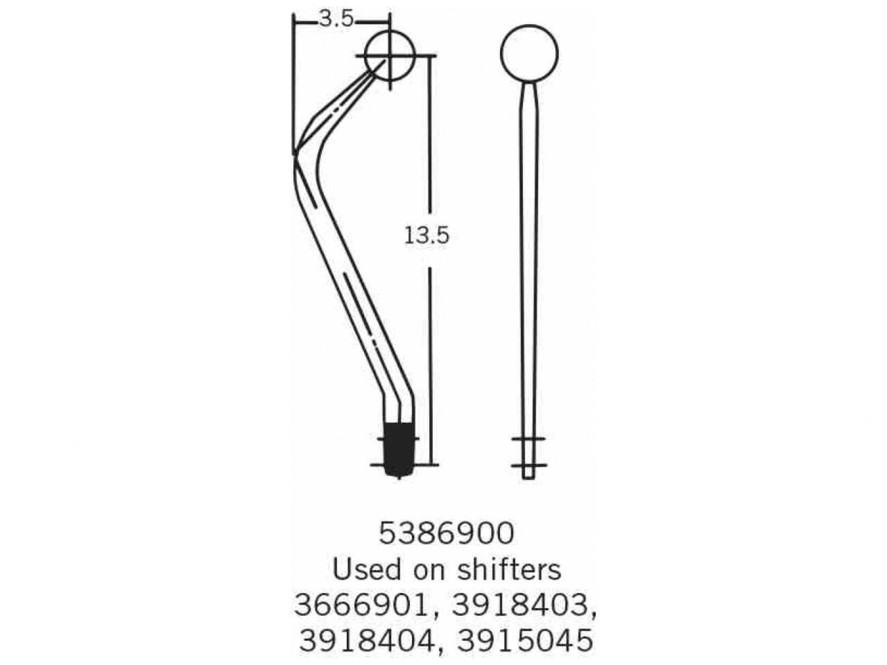 Hurst 5386900 – Competition/Plus Shifter Stick - Image 2