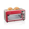 Hamilton Beach – Toastation 2-Slice Countertop Toaster and Toaster Oven – Red 22724