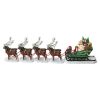 Department 56 North Pole Sleigh and Eight Tiny Reindeer