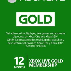 Alternative view of Xbox Live 12-Month Gold Membership (2 Packs)