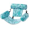 Sloosh Pool Floats Chairs Adult,Inflatable Pool Lounge,Plant Pattern Floating Mat Hammock,Blow up Water Chairs Noodles rafts for Party Summer Water Beach Fun
