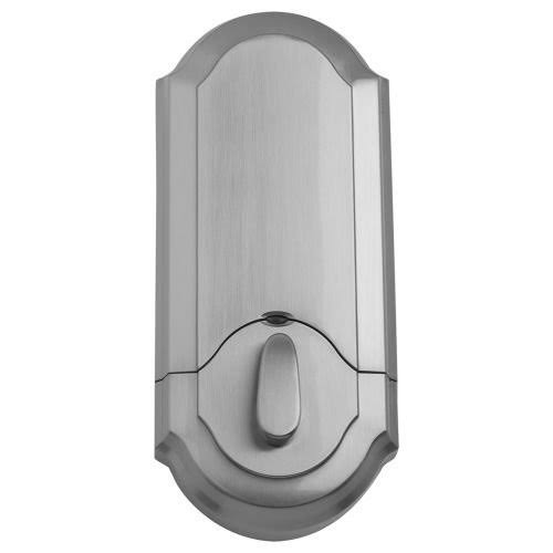 Kwikset 909 SmartCode Electronic Deadbolt Featuring SmartKey in Satin Nickel - Image 7