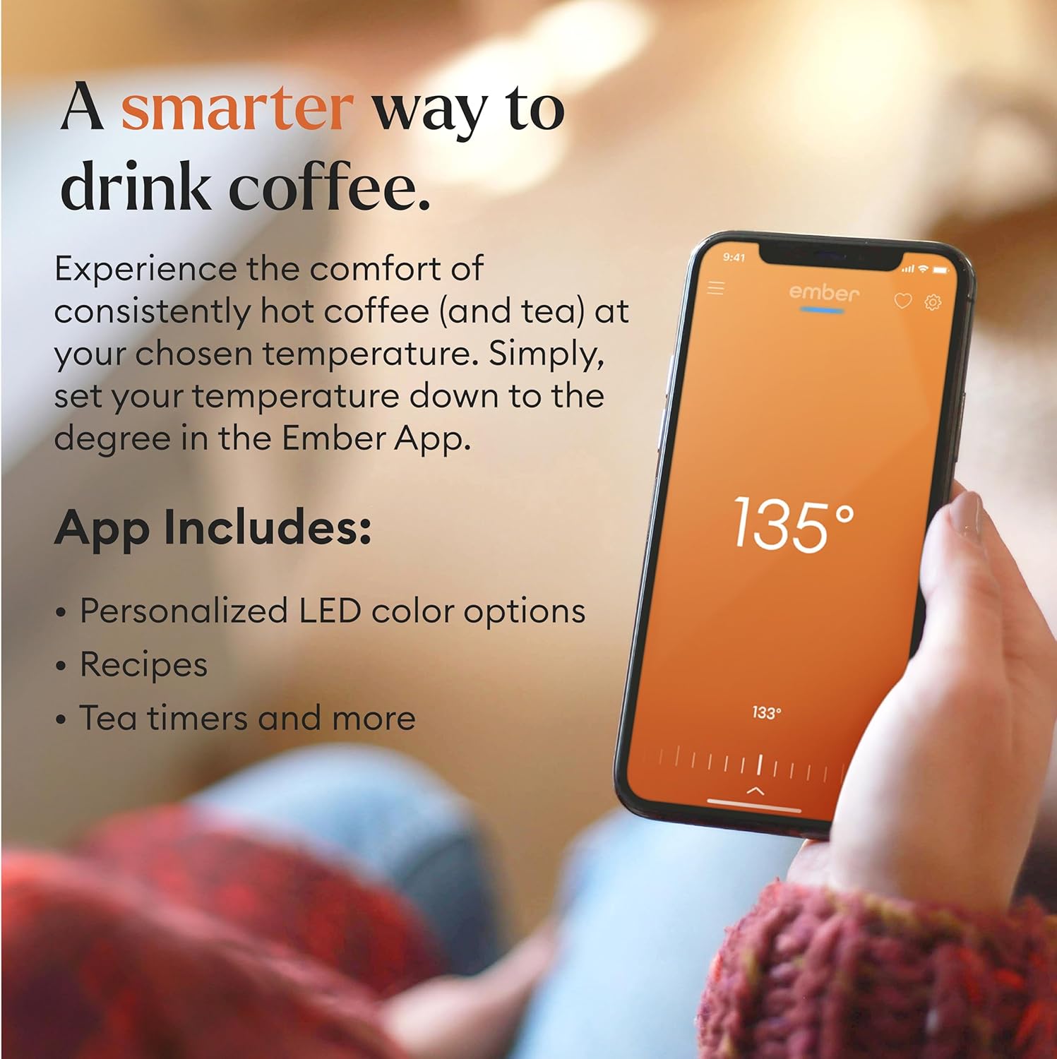 Ember Temperature Control Smart Mug 2, 14 Oz, App-Controlled Heated Coffee Mug with 80 Min Battery Life and Improved Design, White - Image 66