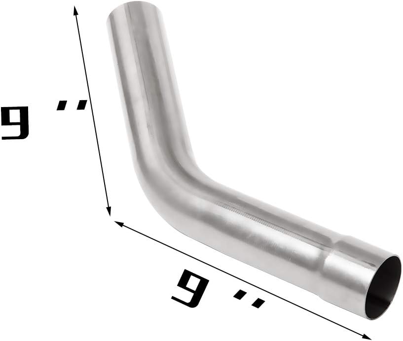 JY Performance 2.5” Inch T304 Stainless Steel 8PCS Custom Exhaust Pipe Kit Tubing Mandrel Bend Pipe Straight & U-Bend Universal - Image 5