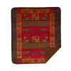 Denali Home Moose & Bear Throw Blanket